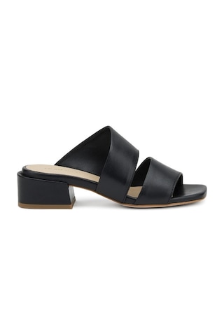 Terlik Kadın 87p1 Frau Nappa Leather Nero Null Siyah