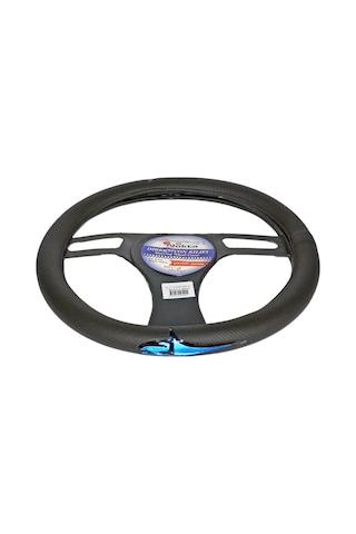 Nyf Direksiyon Kılıfı Fosforlu 38 Cm Siyah Meşale Mavi A-11