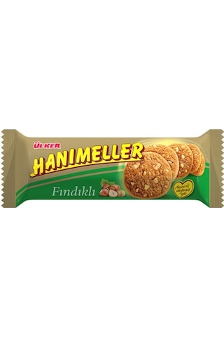 Ülker Hanımeller Fındıklı Bisküvi 18 x 82 G
