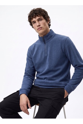 Limon Mavi Erkek Sweatshirt L6wm-swt9517 Indigo Melanj