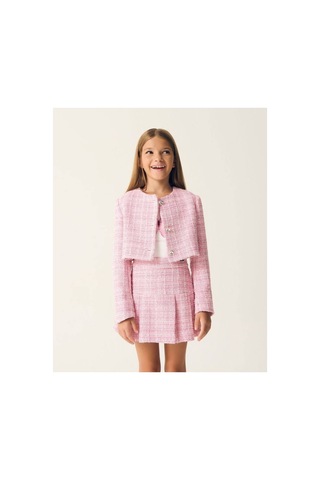 Poala Kids Dokuma 3'lü Takım Pembe
