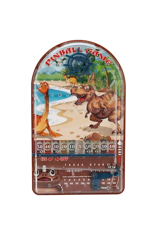 Dinozor Temalı Pinball Oyunu Eğitici Ve Eğlenceli Çocuk Oyuncağı 24,5 Cm