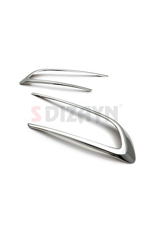 S-Dizayn  Fiat Egea Krom Sis Farı Çerçevesi 2 Prç. 2015-2020