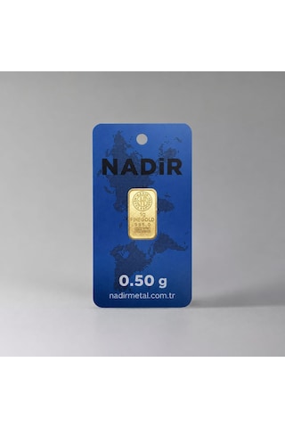 Nadir Gold 0,50 Yarım Gram Külçe Altın 24 Ayar