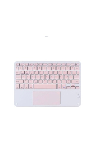 Samsung Uyumlu Tab A7 T500 Bt Touchpad Klavye+mouse+stand Kılıf-bkk7