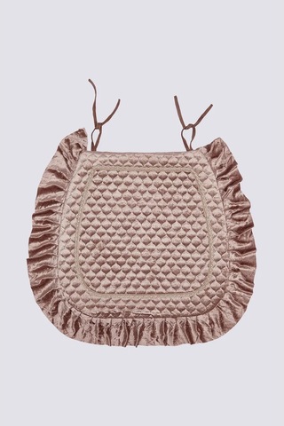 Burush Döşeme Minderi 50x50cm, Fermuarlı 127595732 Koyu Bej