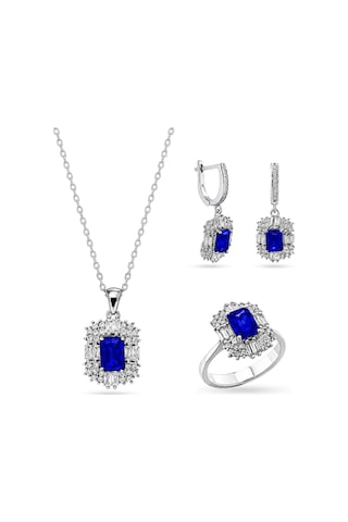 Servi 925 Ayar Gümüş Radiant Baget Set-33