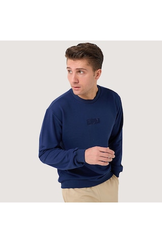 Antrasit Fila Erkek Bisiklet Yaka Sweatshirt Deva Fam0570 Antrasit