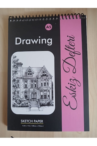 Çizim Defteri, Sketchbook, Sketchpad A/4