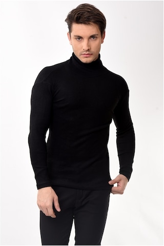 Erkek Balıkçı Yaka Boğazlı Slim Fit Kazak 8 Renk