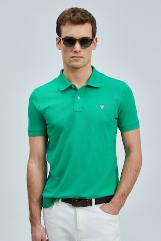 Lufian Erkek Laon Smart Polo T-shirt 111040206 Açık Yeşil Çok Renkli