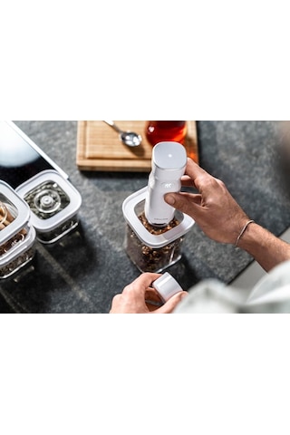 Zwilling Fresh Save Cube Vakumlu Başlangıç Seti S 6 Parça Şeffaf Beyaz