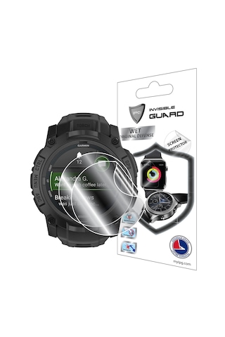 Garmin Instinct 3 Tactical Edition 50mm İle Uyumlu Ipg Hydrogel Ekran Koruyucu 2 Adet