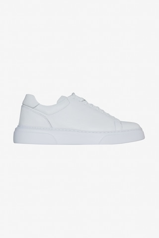 Ac&Co / Altınyıldız Classics Erkek Beyaz %100 Deri Rahat Taban Esnek Sneaker Ayakkabı