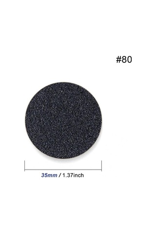 Pododisk Yedek Zımpara Large 35 Mm 100 Adet 80 Grit