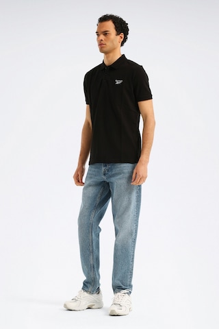 Reebok Blaze Embroıdered Ss Polo Siyah Erkek Kısa Kol T-shirt 000000000102345106
