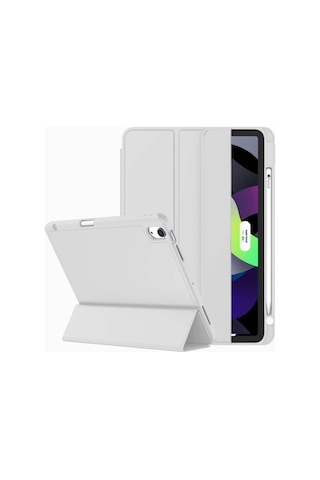 Apple Uyumlu iPad Air 11inç M2 2024 Kılıf Pen Charge Kalem Bölmeli A2902 A2903 A2904