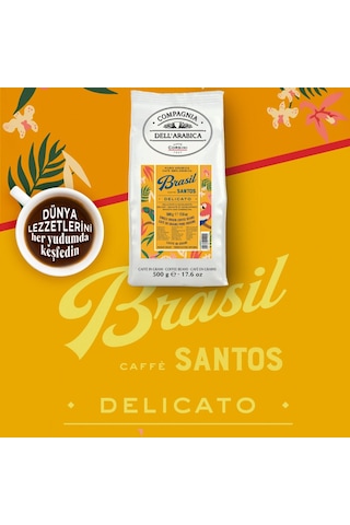 Caffe Corsini Brezilya Santos %100 Arabica Çekirdek Kahve 250 G