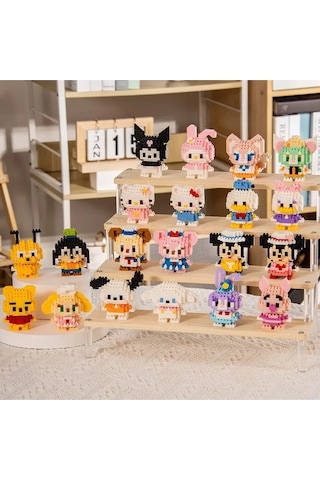Pinkyday Disney Sürpriz Karakter Sürpriz Hediyeli 3d Yapboz Mini Blok Seti Sunster Company