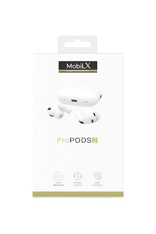 Mobilx Pro 2 Airpods Pro 2 Görünümlü Premium Stereo Ses Hd Mikrofon Kablosuz Bluetooth Kulaklık