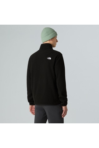 The North Face M Glacier Fleece 1/4 Zip Jacket Erkek Polar-30541 Siyah