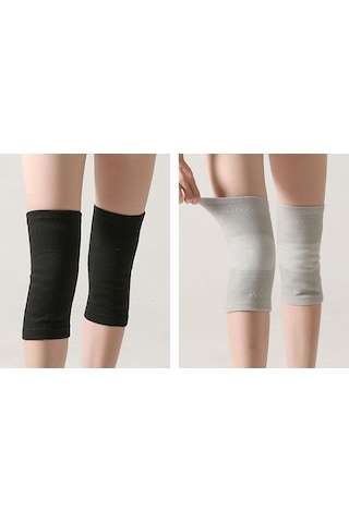 Pazly Kış Sporları İçin Sıcak Esnek Dizlik - Unisex Koşu/fitness Diz Koruyucu Siyah Siyah