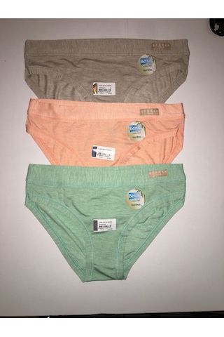 4 Adet Bambu Bikini Külot Karışık