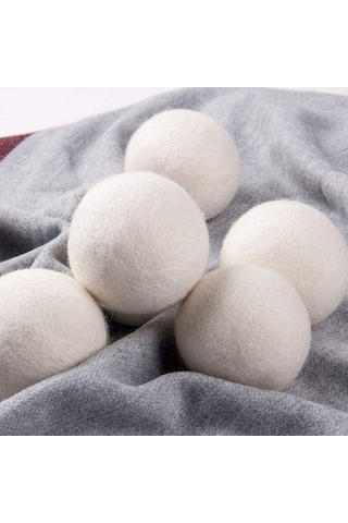 6 Adet Yeniden Kullanılabilir Yün Kurutma Makinesi Topları Yumuşatıcı Çamaşır Ev 5 Cm Po Kiti Topu Faydalı Çamaşır Filesi 52942090 Beyaz