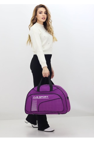 Probag Mor Spor Ve Seyahat Ayakkabı Bölmeli, Su Geçirmez, Omuz Askılı Sprocu Çantası Açık Mor