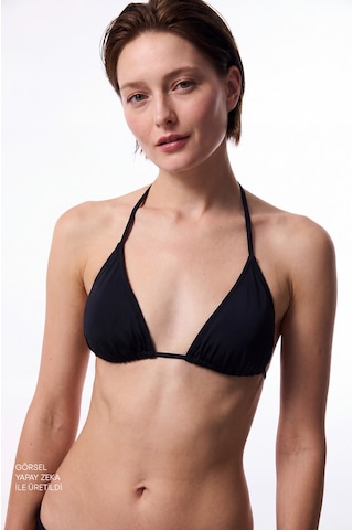 Penti Si Yah Üçgen Bikini Üstü Siyah
