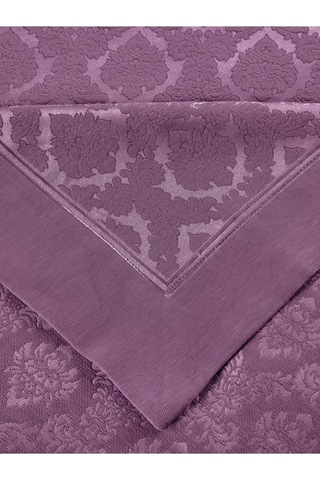 Çift Kişilik Yatak Örtüsü Marvella Şönil Mor