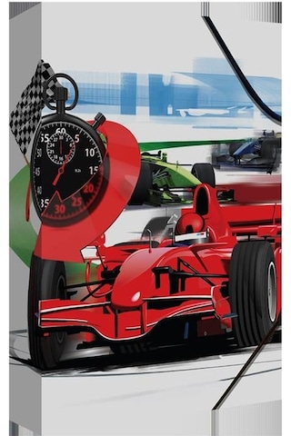 Noki Desenli Lastikli Kutu Klasör