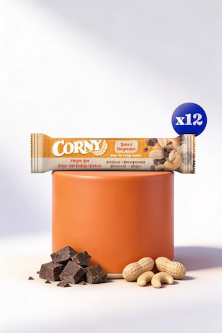 Corny Kaju Kakao Yer Fıstığı Tahıl Bar 35 Gr X- 12 Adet