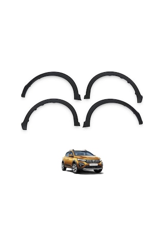 Ferrous Autoaccessories Dacia Sandero Çamurluk Koruma Dodik Seti 4 Parça 2021 Ve Üstü