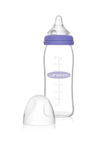 Lansinoh Cam Biberon + Natural Wave Biberon Emziği 240 ML