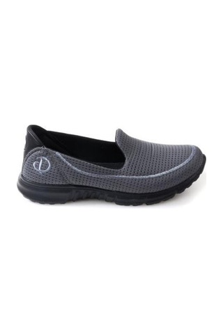 Diva Mod 801-24 Triko Konforlu Esnek Kadın Sneaker Füme