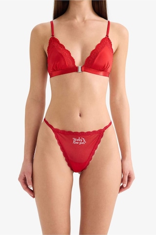 Defacto Dantel Detaylı Tanga-fall İn Love G1110ax25wnrd79 Kırmızı-rd79