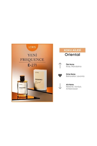 E-271 Frequence Erkek Parfüm Edp 50 Ml Oryantal