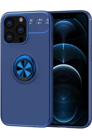 Apple Uyumlu iPhone 13 Pro Max Kılıf Zore Ravel Silikon Kapak Mavi