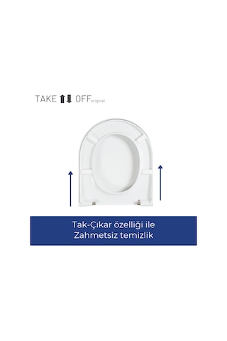 Duravit Starck 3 Uyumlu Klozet Kapağı Yavaş Kapanır