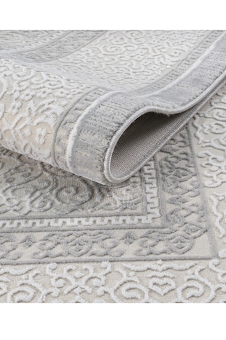 Elvey Home 7105 A.gri Modern Desen Doğal Taban Koridor Mutfak Çocuk Oturma Odası Salon Halı Yolluk 7105gri