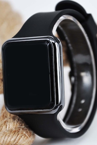 Sonsuzsaat Su-561 Siyah Silikon Kordonlu Led Dokunmatik Unisex Kol Saati