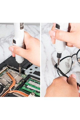 Singree "usb Şarjlı Kablosuz Mini Elektrikli Tornavida - Çift Tork Modlu, Hızlı Ve Pratik"