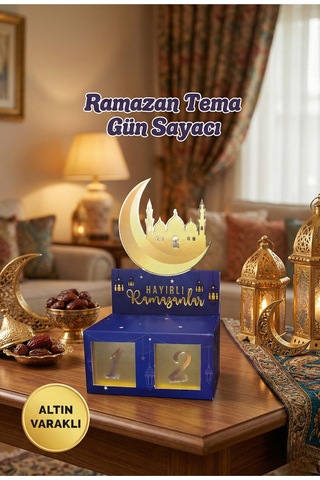 Ramazan Temalı Manuel Gün Sayacı Ramazan Sevdiren Etkinlikler