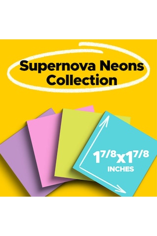 Post-it Süper Yapışkan Notlar, 8 Yapışkan Not Defteri, 4,8 X 4,8 Cm, Okul Malzemeleri, Ofis Ürünleri Sku: Smgstk37a4189490
