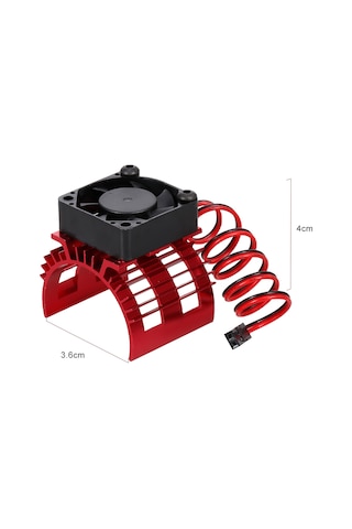 Hombey Soğutma Fanlı Motor Soğutucu, Wltoys A959-b A979-b 144001 124019 Uyumlu, 1/12 1/14 1/18, Mavi