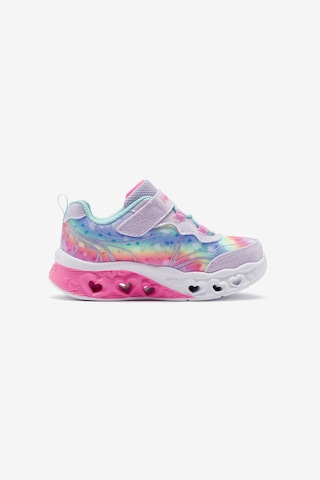 Panço Skechers Flutter Heart Lıghts Kız Bebek Ayakkabı Çok Renkli