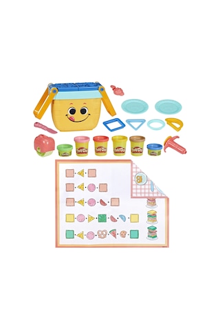 F6916 Play-doh Piknik Şekilleri Başlangıç Seti +3 Yaş Çok Renkli