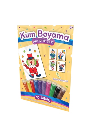 Hokkabaz Palyaço Kum Boyama Aktivite Seti