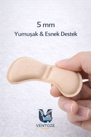 Ayakkabı Topuk Vurma Önleyici Pad 5mm Yumuşak Sünger Ayakkabı Daraltma Ve Konfor Destek Pedi Çift Çok Renkli